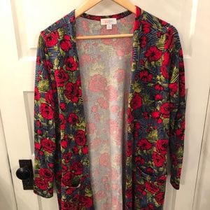 Lularoe Sarah L Floral Cardigan